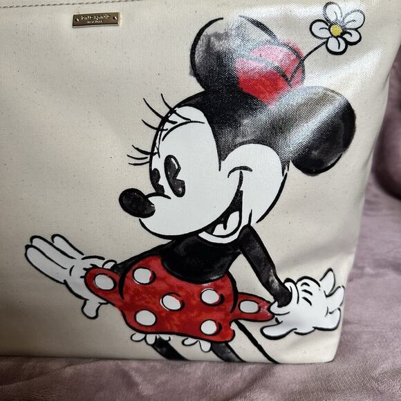 Kate Spade Minnie Mouse Bag Disney Tote Purse - Picture 2 of 12